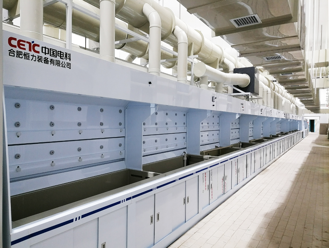 手动电镀出产线