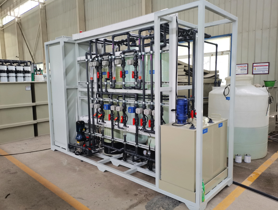 电镀出产线在线中水回用